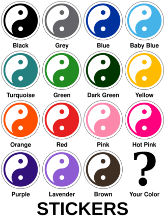 Yin Yang Stickers